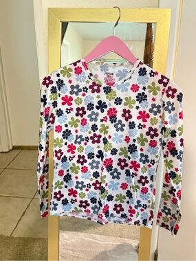 Pepper Jack Girls Floral Long Sleeve Tee - Multi
